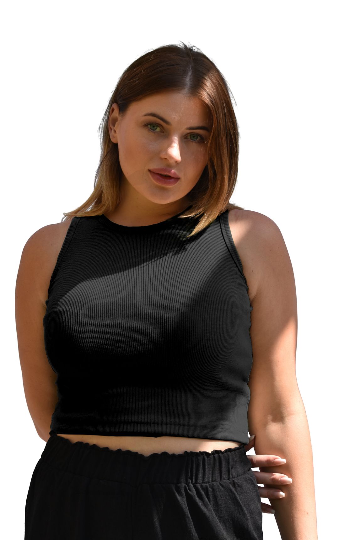 Sleeveless Top Black