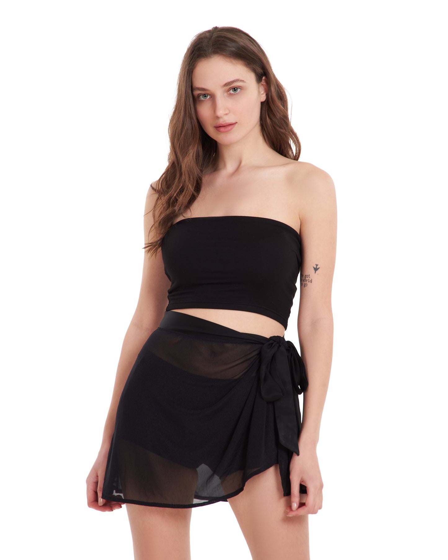 Short Chiffon Cover-up