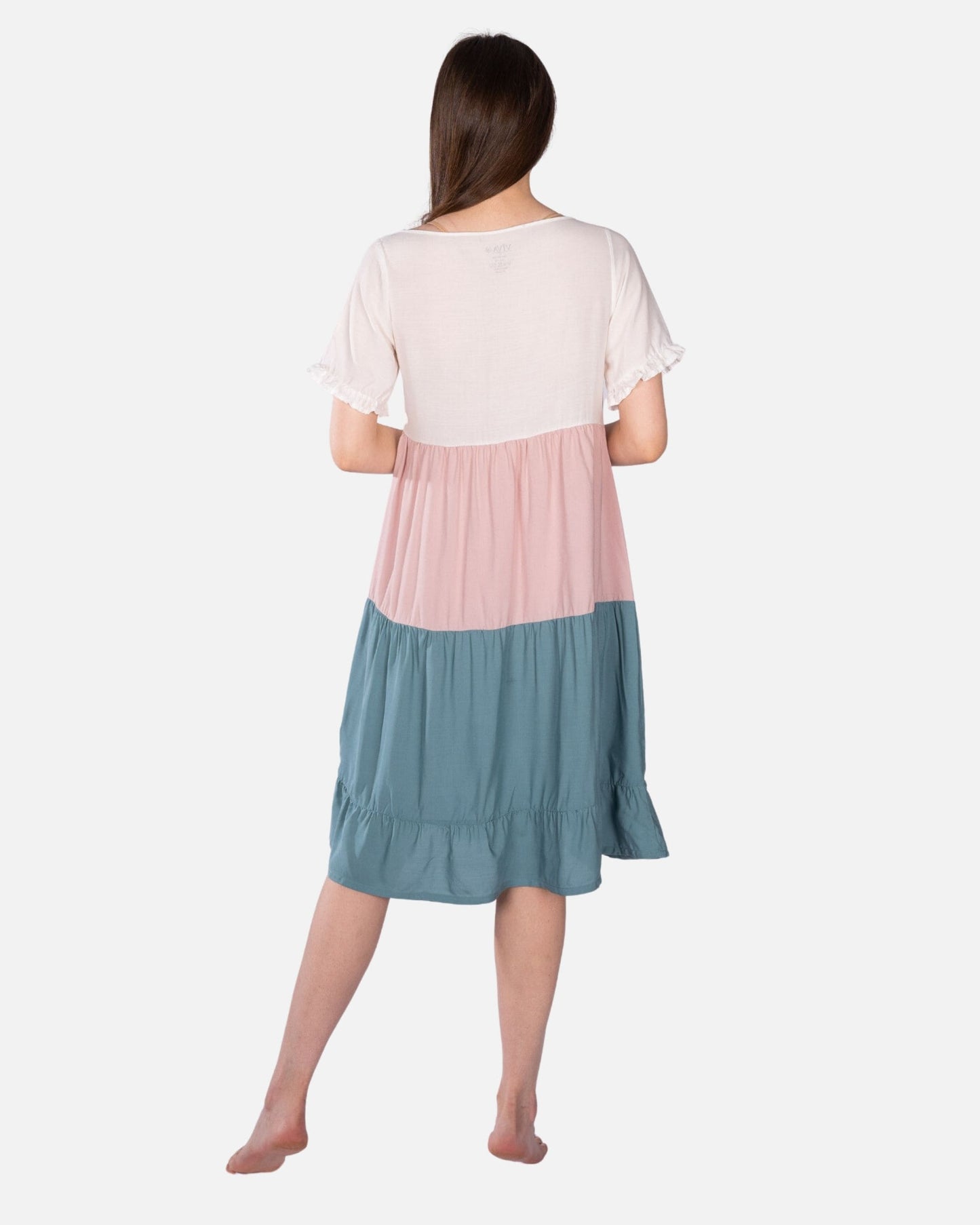 Summer Short-Sleeve Home Dress